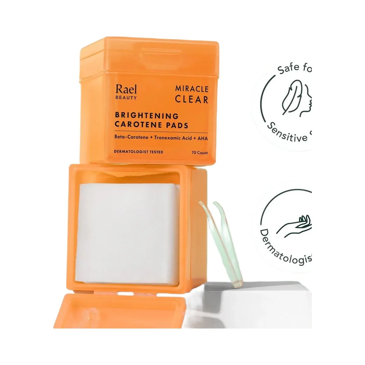 Rael Miracle Clear Brightening Carotene Pads - HypeFly India View 3
