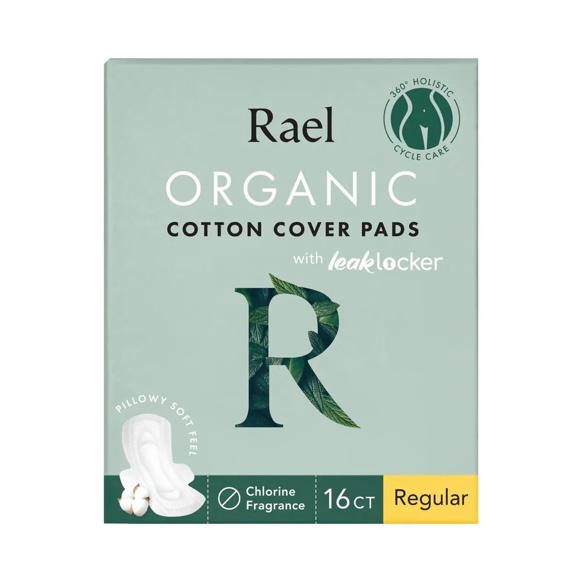 Rael Regular Organic Cotton Cover Pads With Wings - HypeFly India View 1