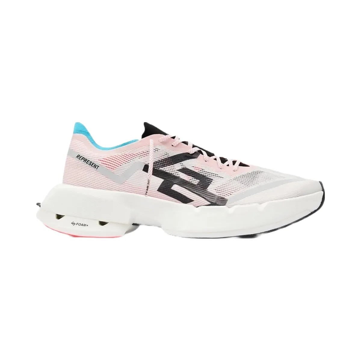 Represent 247 Arc 4 Elite Race Flat White Jet Black - HypeFly India View 1