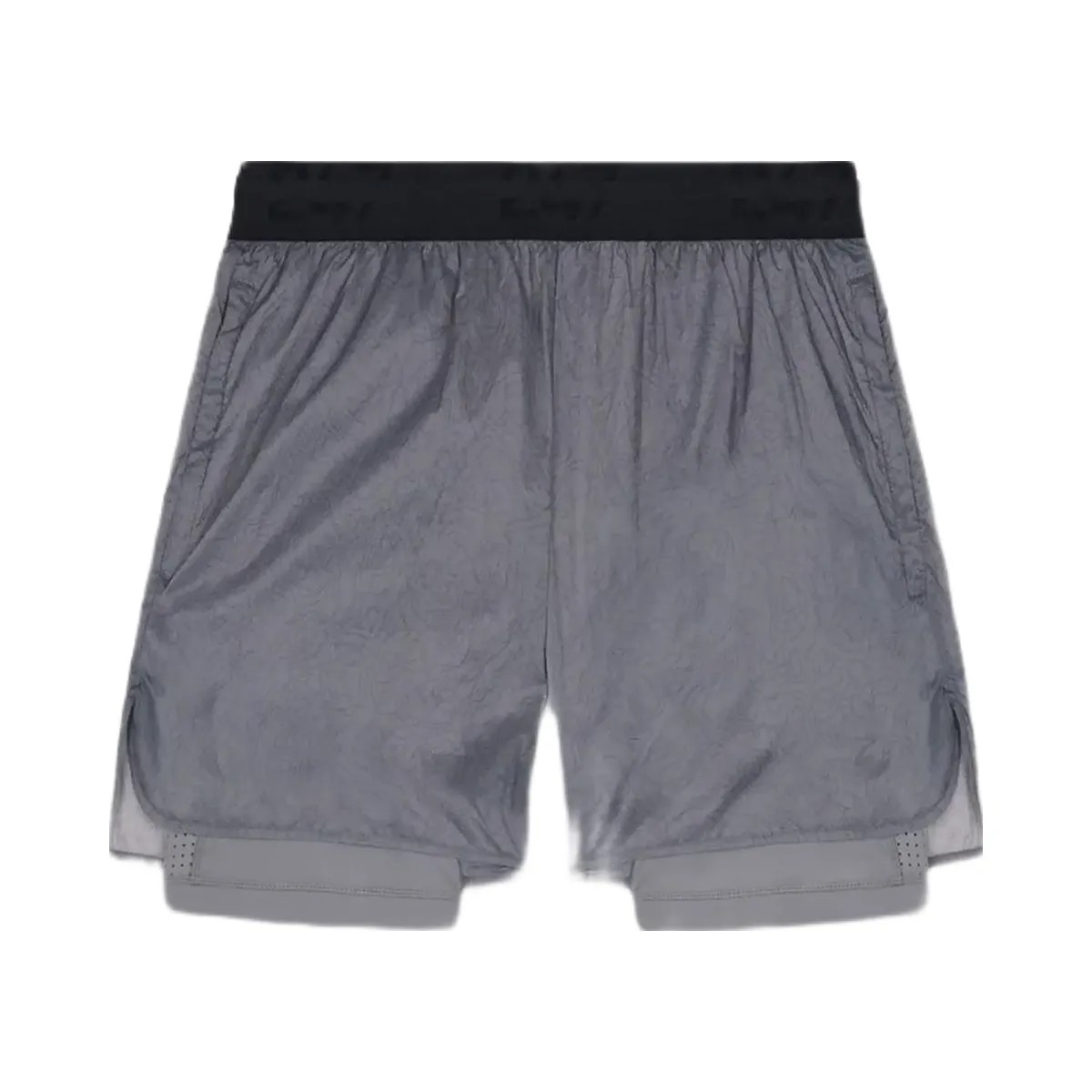 Represent 247 Contour 2 In 1 Run Shorts Titanium - HypeFly India View 1