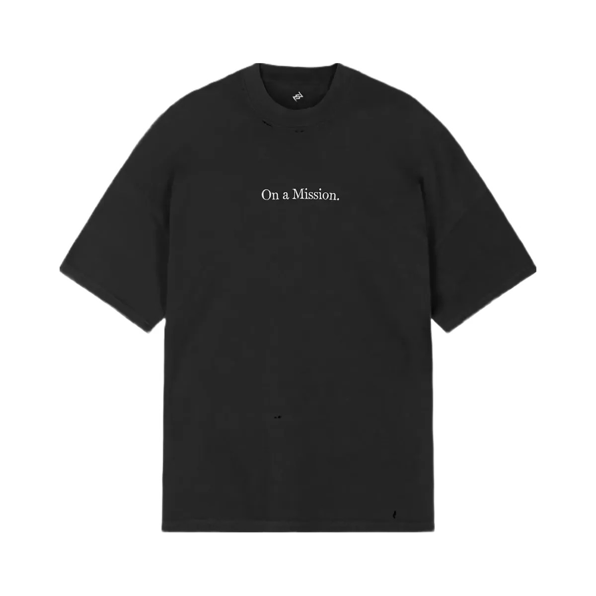 Represent 247 On A Mission T Shirt Jet Black - HypeFly India View 1