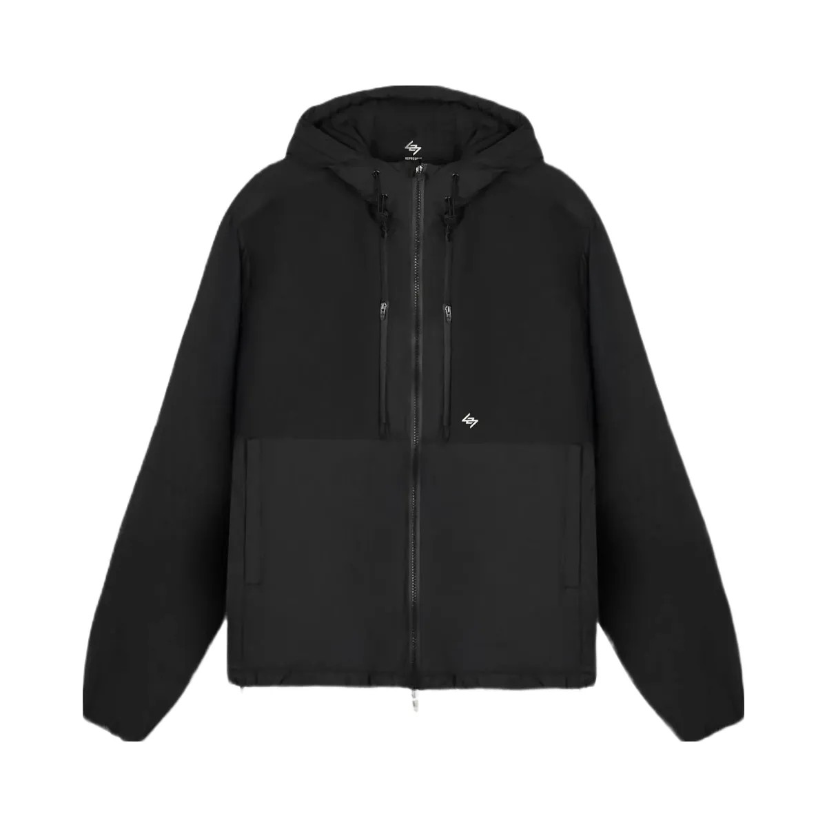 Represent 247 Panelled Insulated Jacket Black - HypeFly India View 1