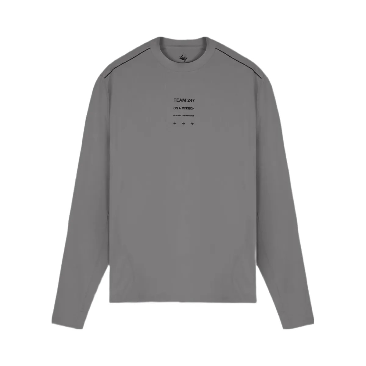 Represent 247 Trail Long Sleeve T Shirt Steel - HypeFly India View 1