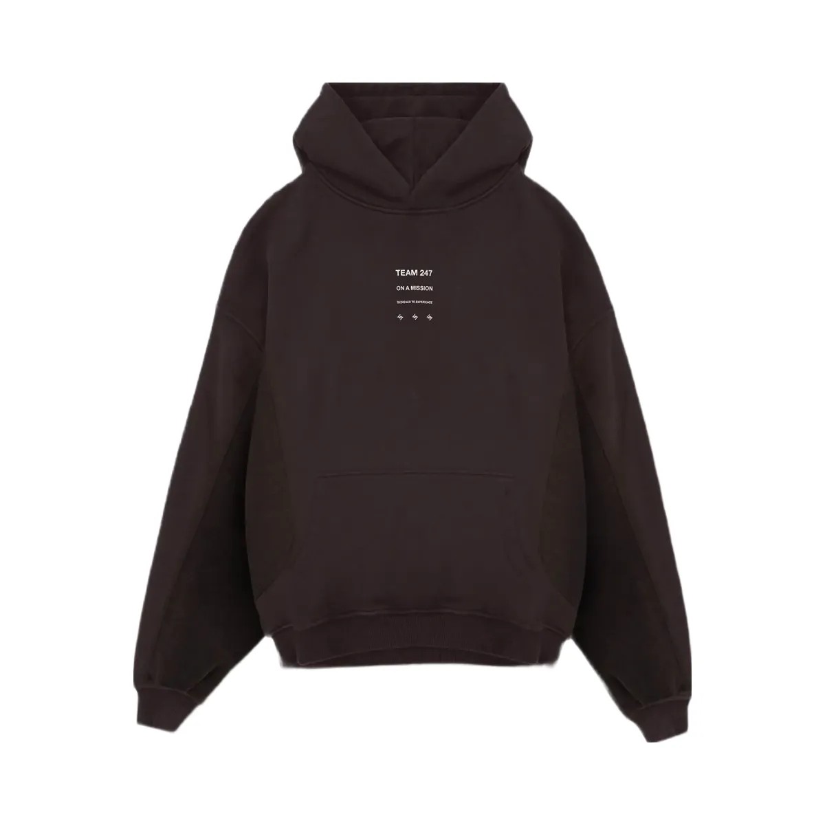 Represent 247 Uprising Oversized Hoodie Chocolate - HypeFly India View 1