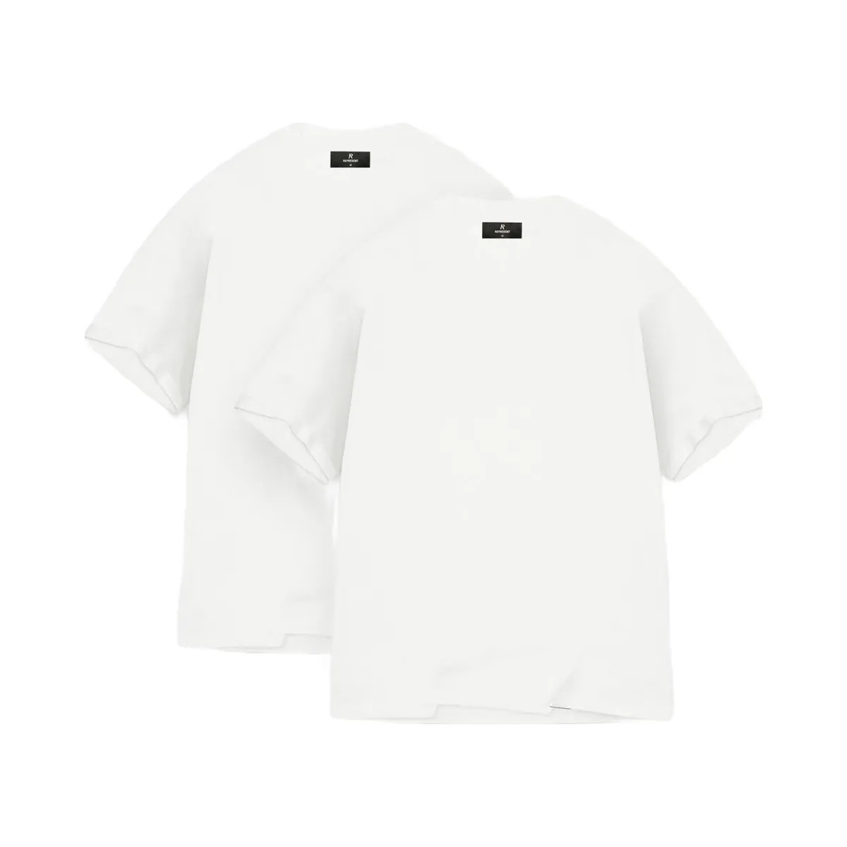 Represent 2 X Initial Oversized T Shirt Flat White - HypeFly India View 1