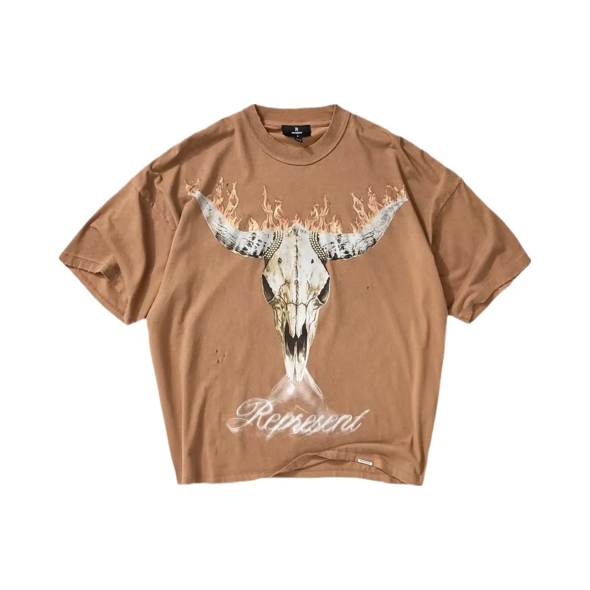 Represent British Cowboys T Shirt Dusty Brown - HypeFly India View 1
