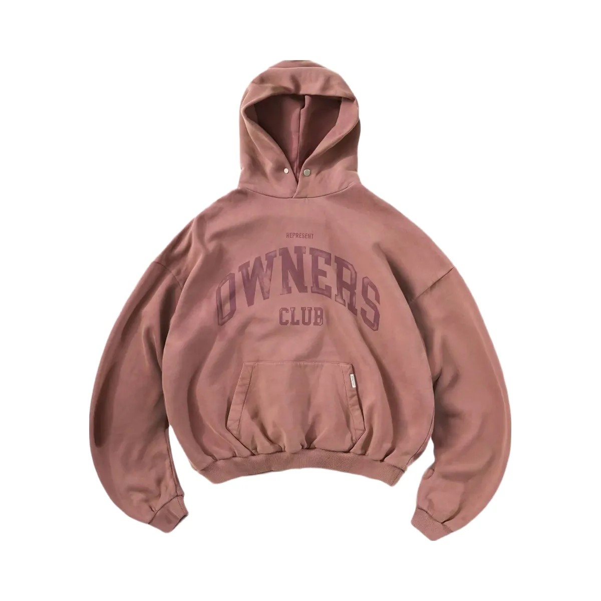 Represent Fw25 Represent Owners Club Hoodie Smoked Rose - HypeFly India View 1