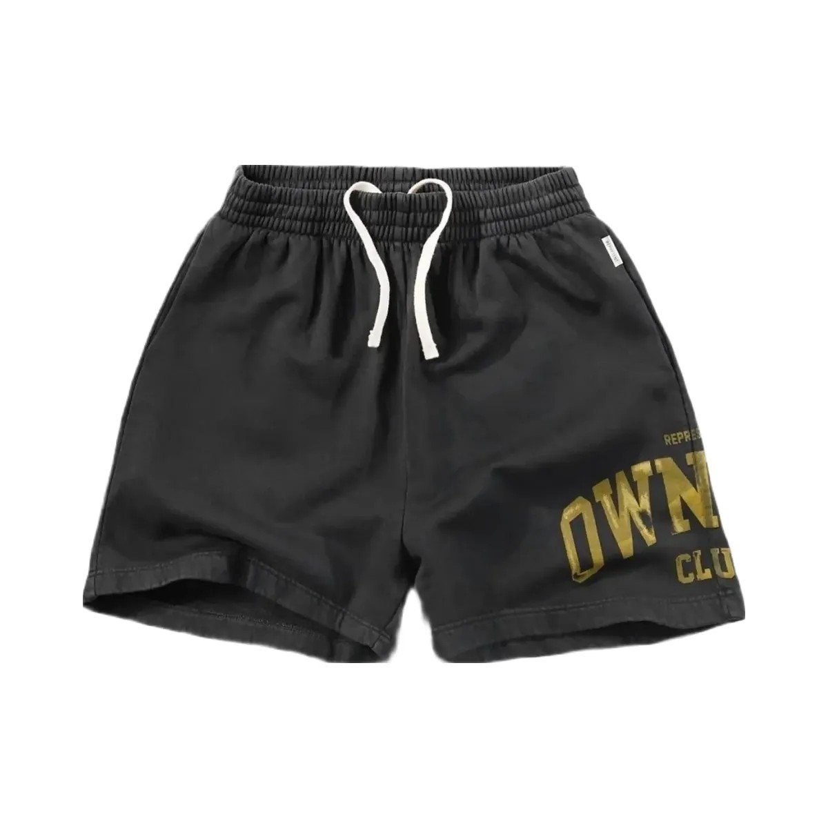 Represent Fw25 Represent Owners Club Shorts Faded Black - HypeFly India View 1