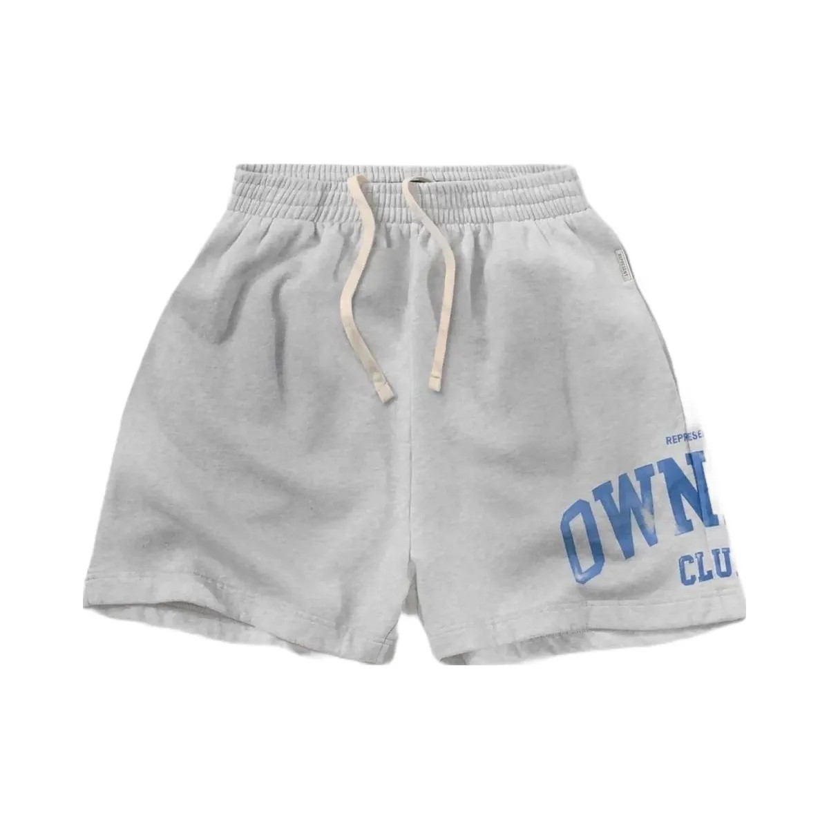 Represent Fw25 Represent Owners Club Shorts Sprayed Ice Grey Marl - HypeFly India View 1
