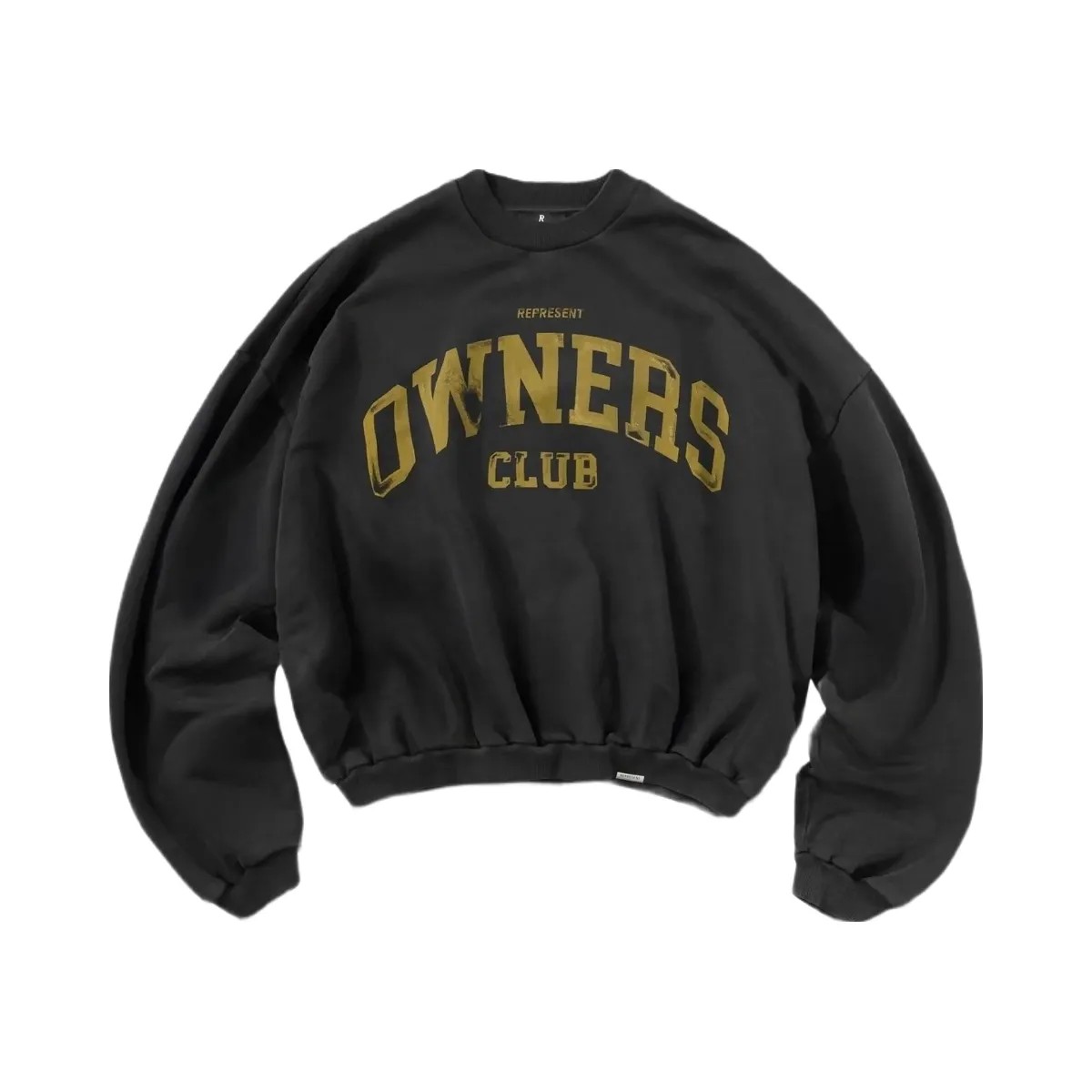 Represent Fw25 Represent Owners Club Sweater Faded Black - HypeFly India View 1
