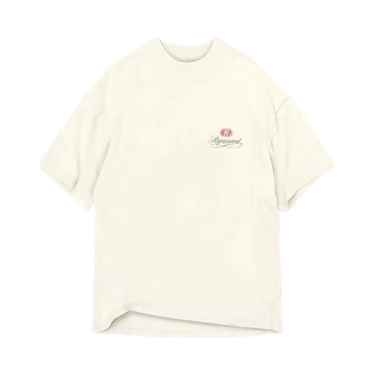 Represent Grand Vintage Hand Drawn T Shirt Aged White - HypeFly India View 1