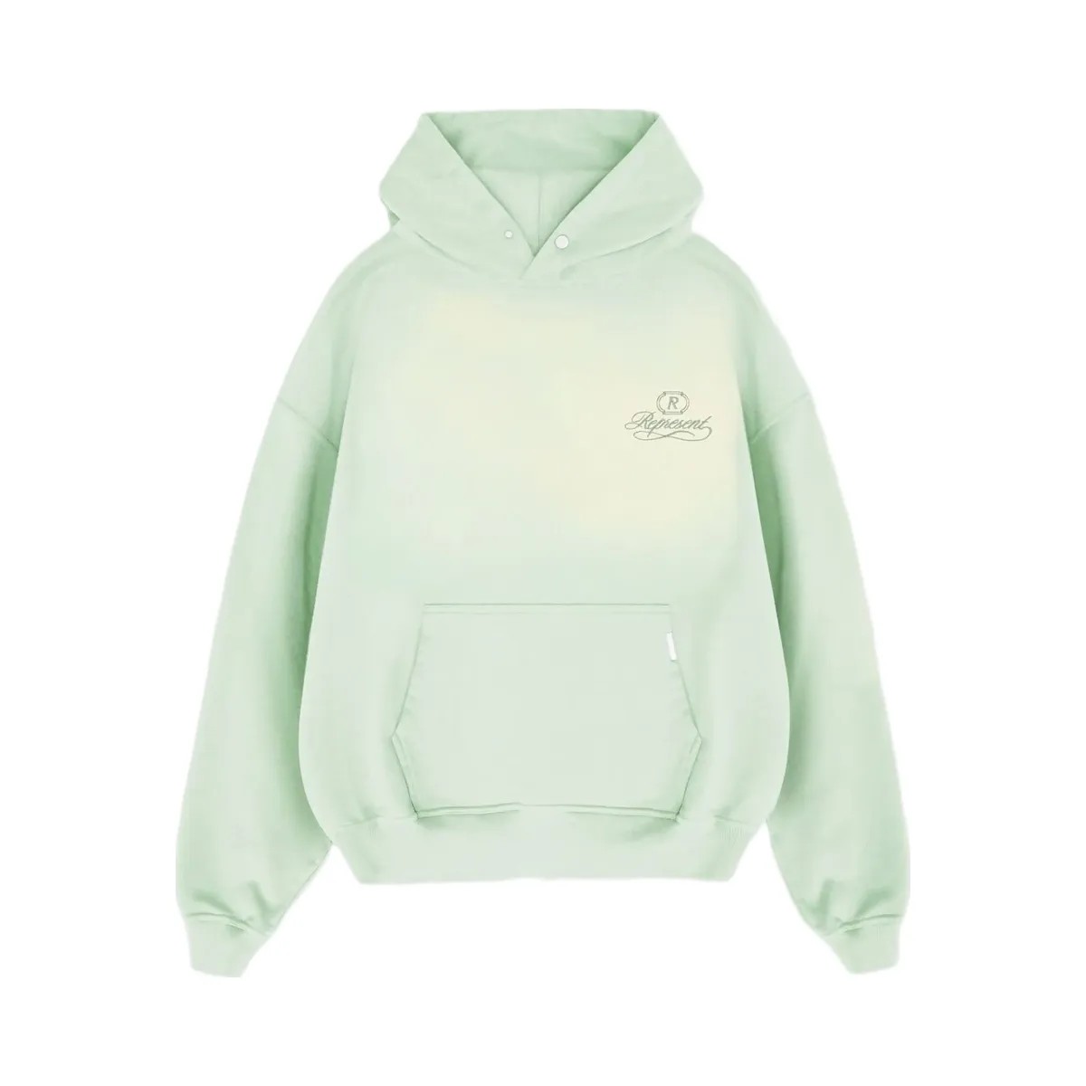 Represent Grand Vintage Hoodie Washed Sage - HypeFly India View 1