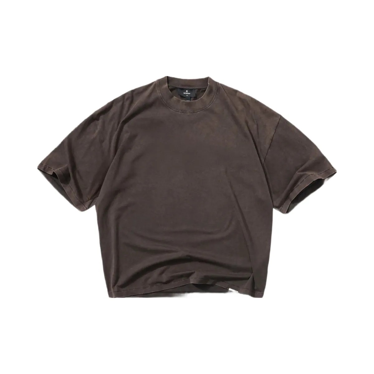 Represent Initial Boxy T Shirt Coffee - HypeFly India View 1