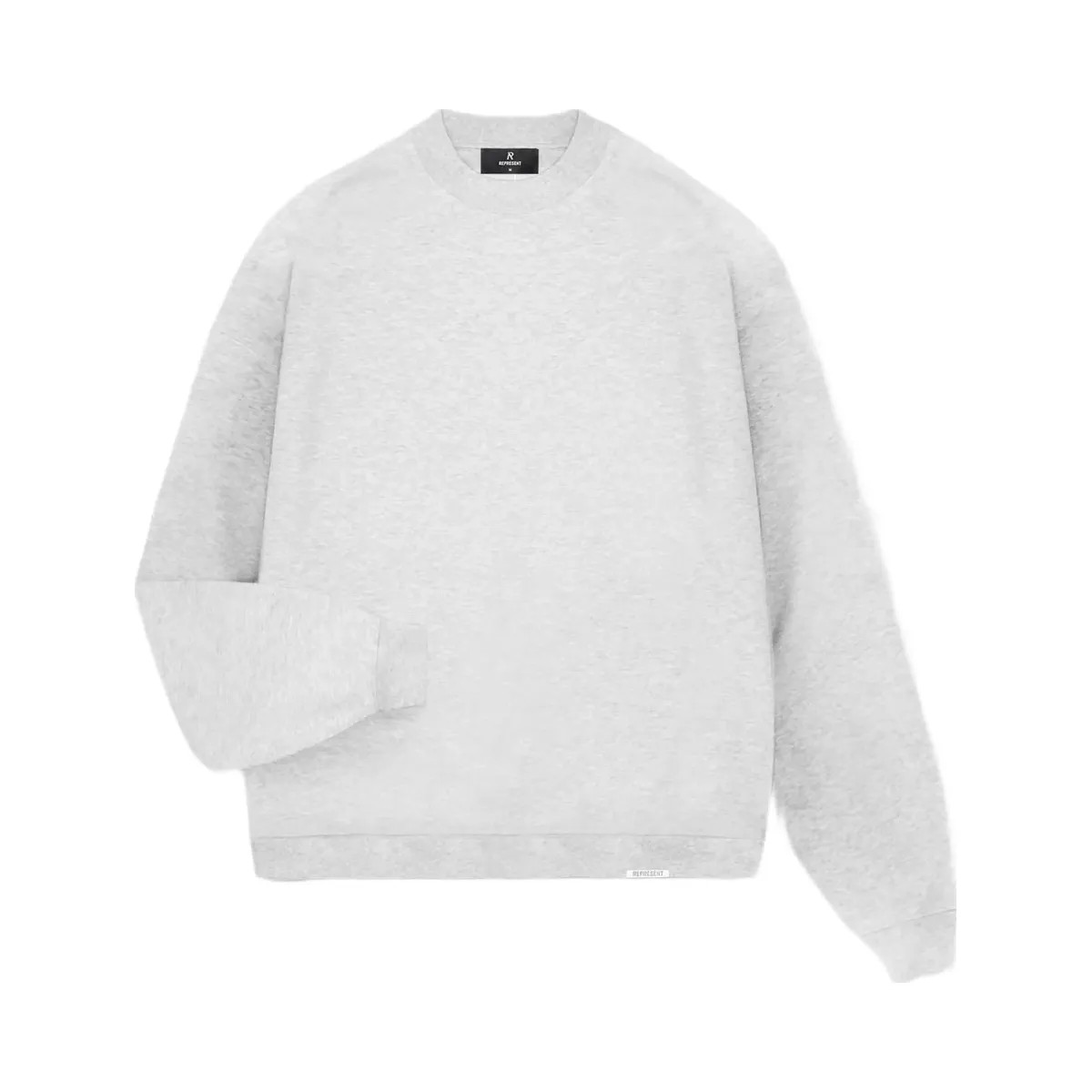 Represent Initial Oversized Sweater Ice Grey Marl - HypeFly India View 1