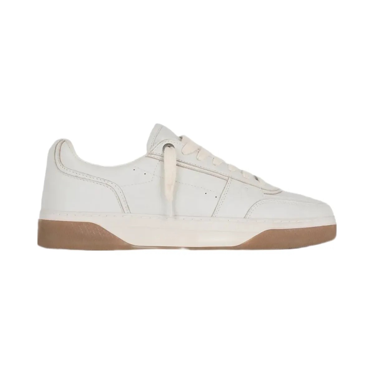 Represent Initial Sneaker Leather Vintage White Gum - HypeFly India View 1