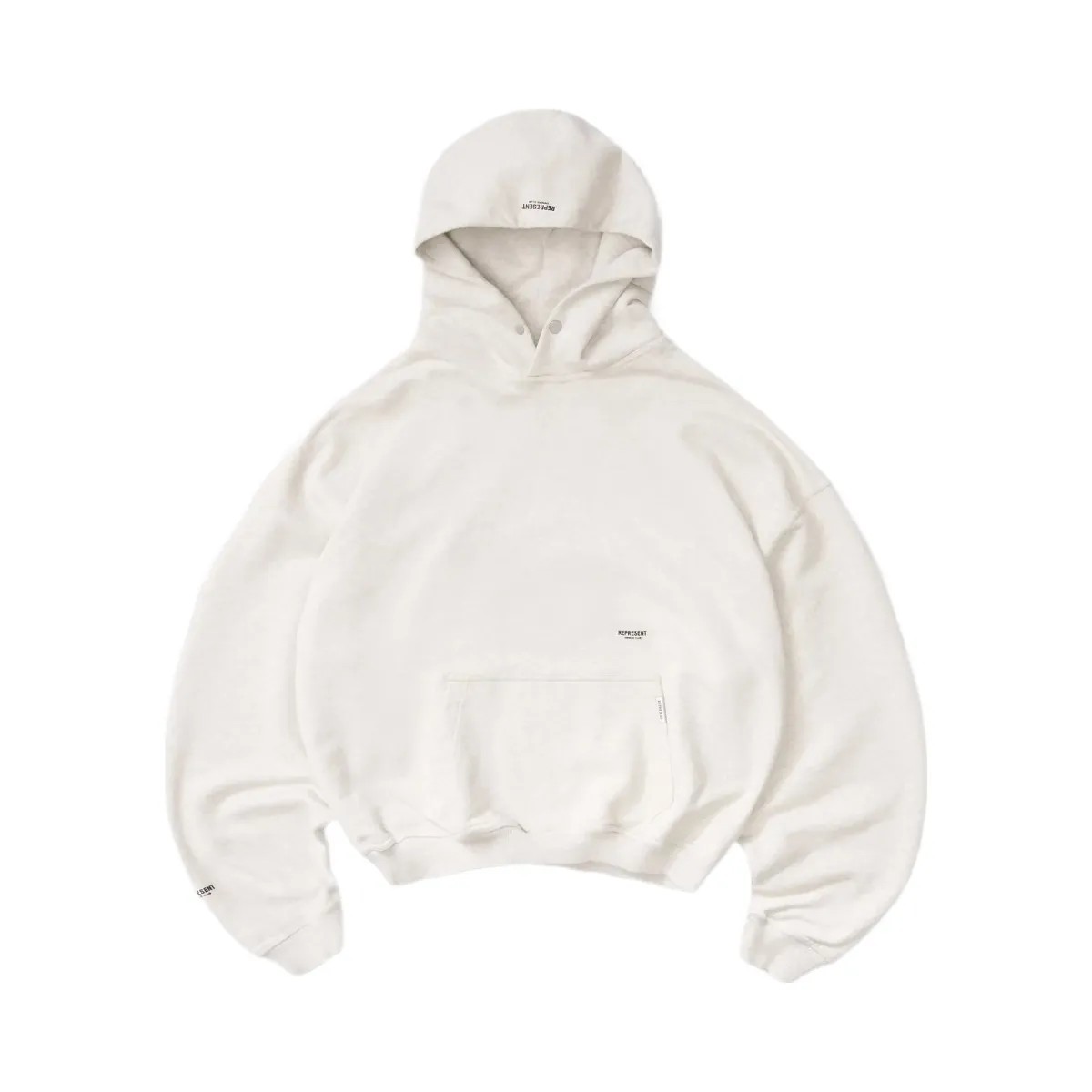 Represent Micro Owners Club Hoodie Cream Marl - HypeFly India View 1