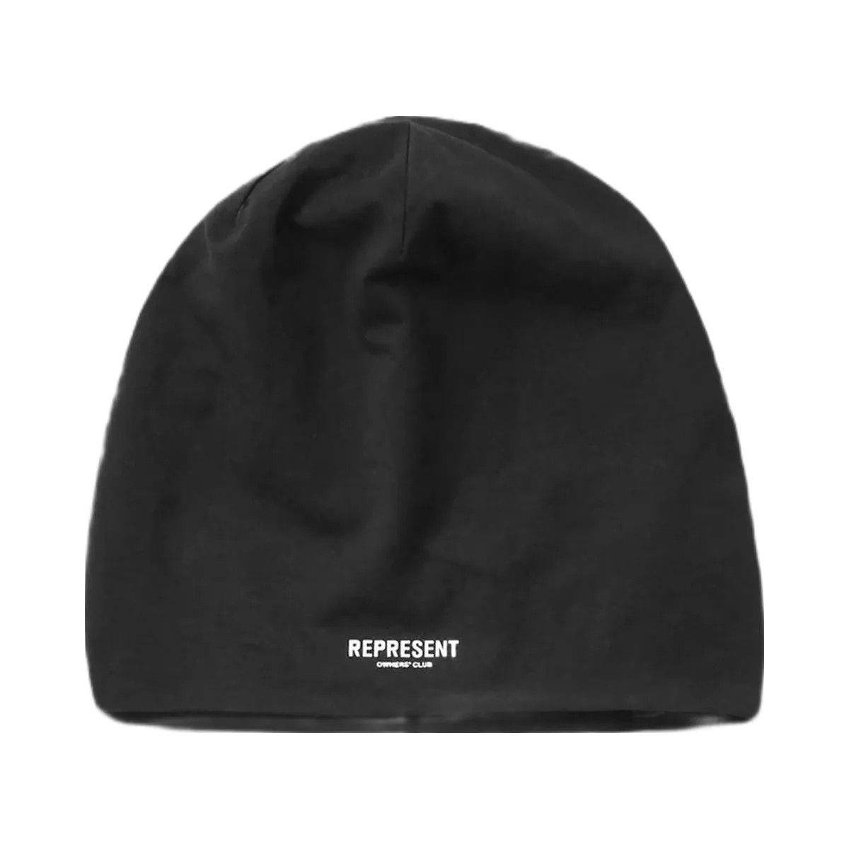 Represent Micro Owners Club Skull Beanie Jet Black - HypeFly India View 1