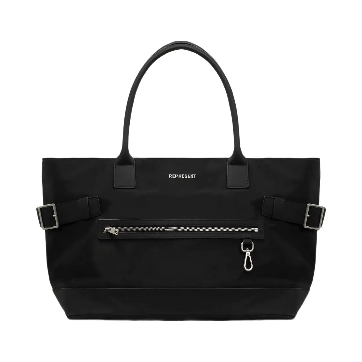 Represent Oversized Nylon Carry Bag Black - HypeFly India View 1
