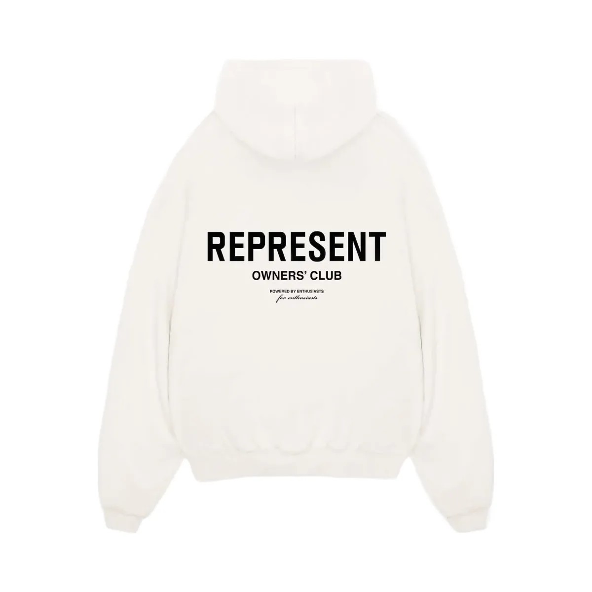 Represent Owners Club Hoodie Flat White - HypeFly India View 1