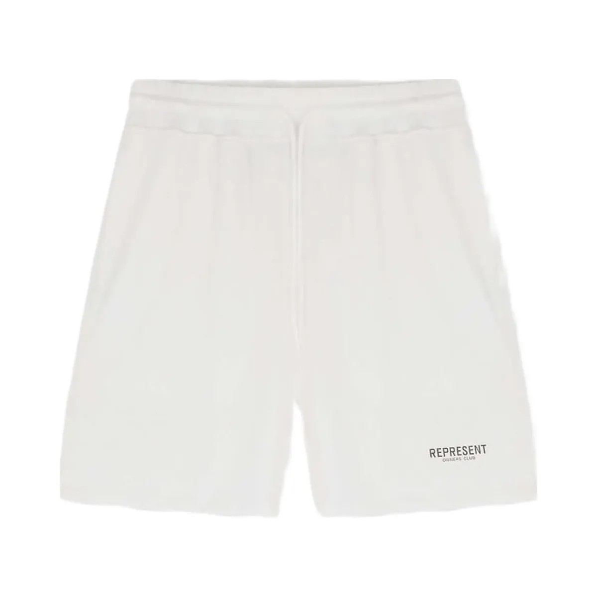 Represent Owners Club Mesh Shorts Flat White - HypeFly India View 1