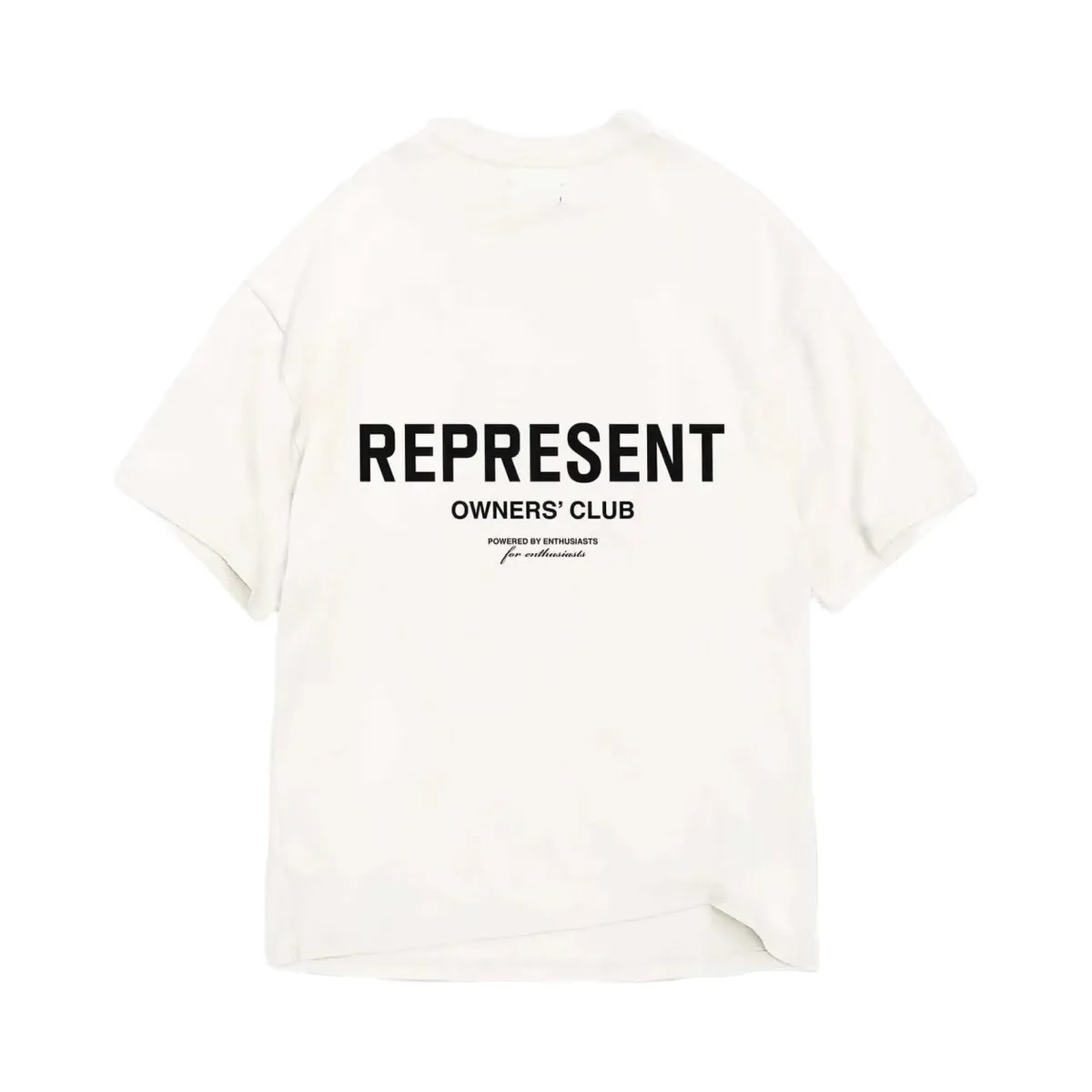 Represent Owners Club T Shirt Flat White - HypeFly India View 1