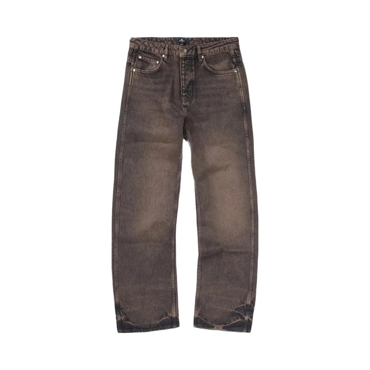Represent R2 Straight Leg Denim Bark - HypeFly India View 1