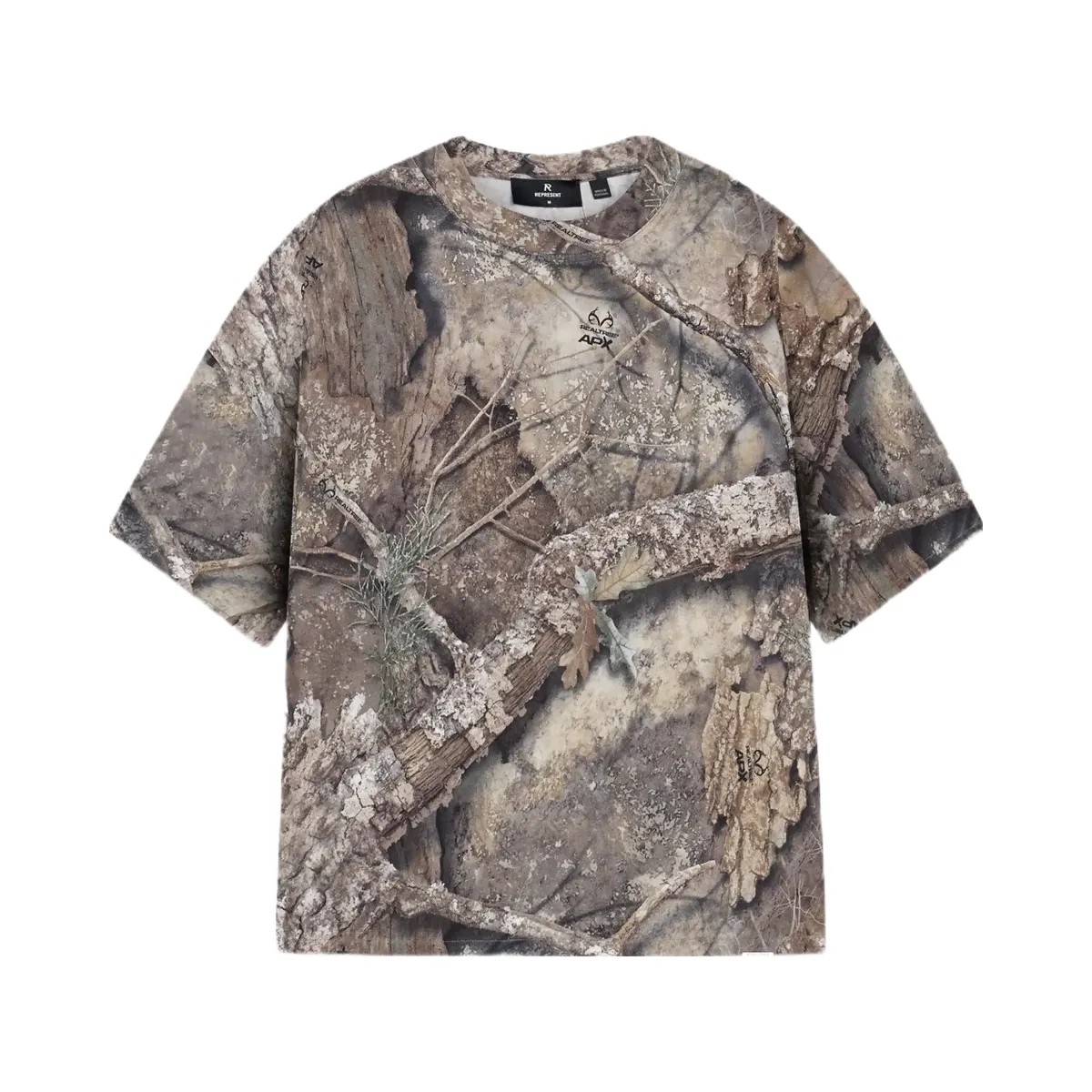 Represent Real Tree Camo T Shirt Camo - HypeFly India View 1