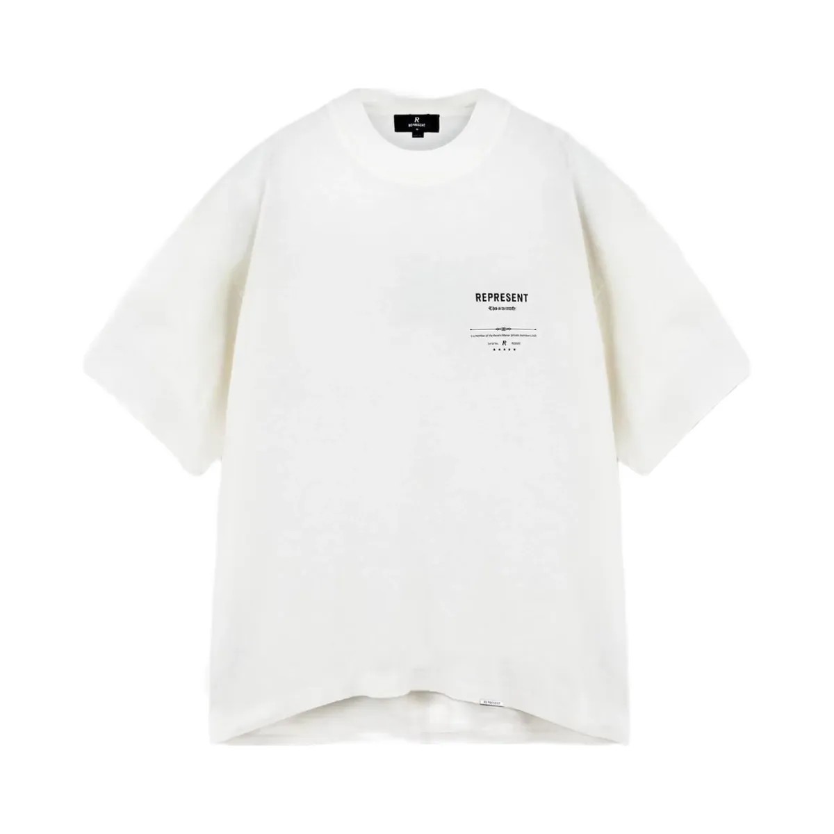 Represent Revere Manor T Shirt Aged White - HypeFly India View 1