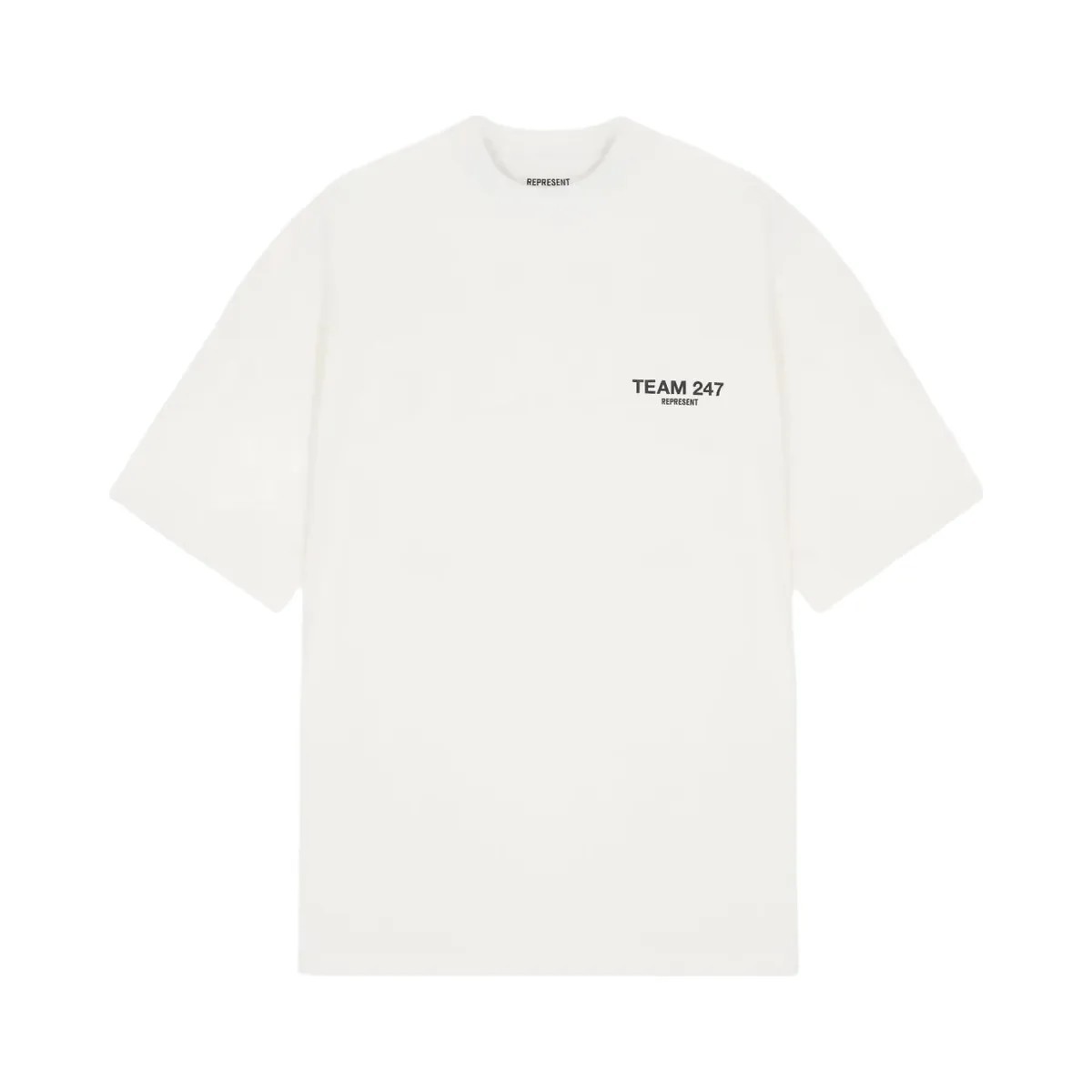 Represent Team 247 Oversized T Shirt Flat White - HypeFly India View 1