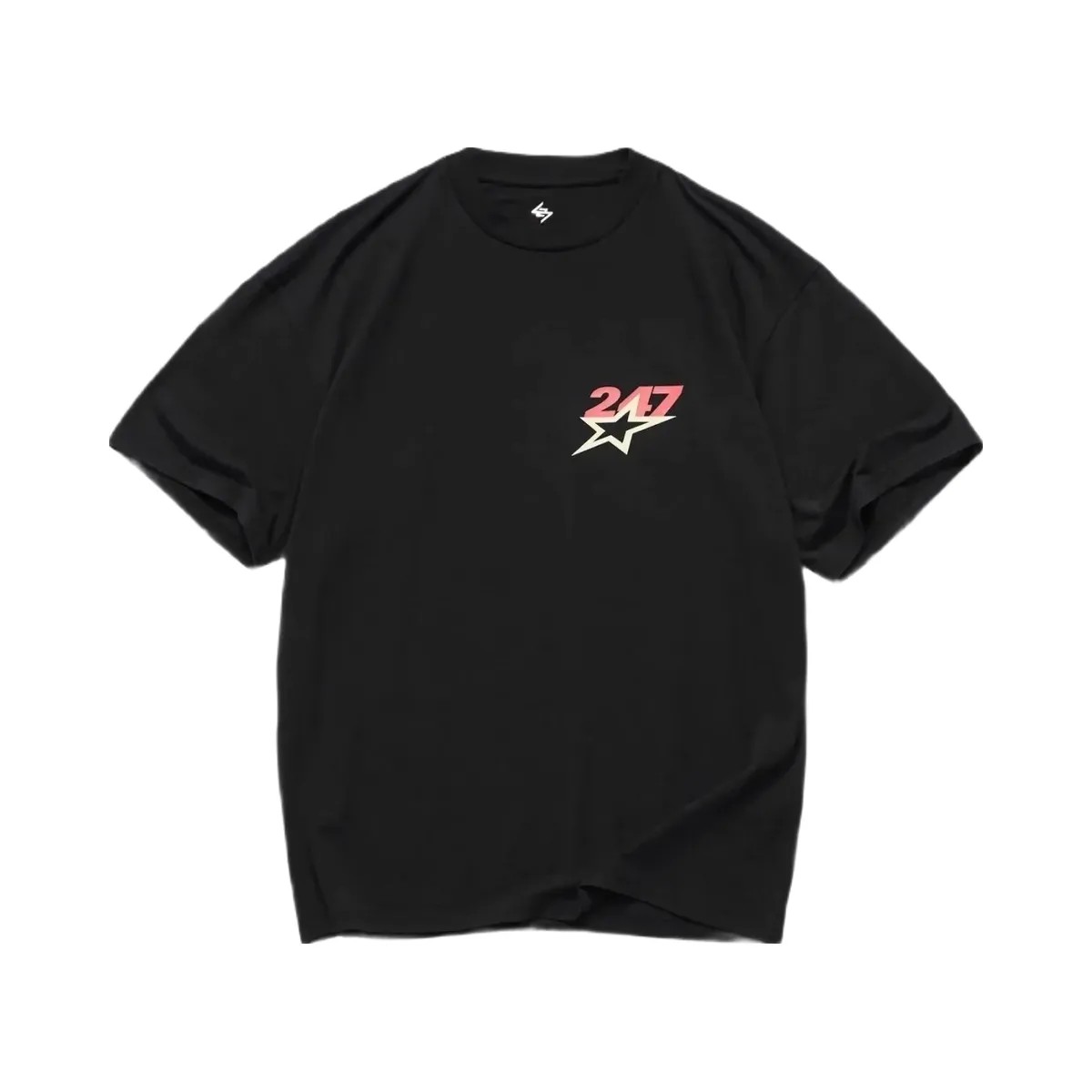 Represent Team 247 Star Oversized T Shirt Jet Black - HypeFly India View 1