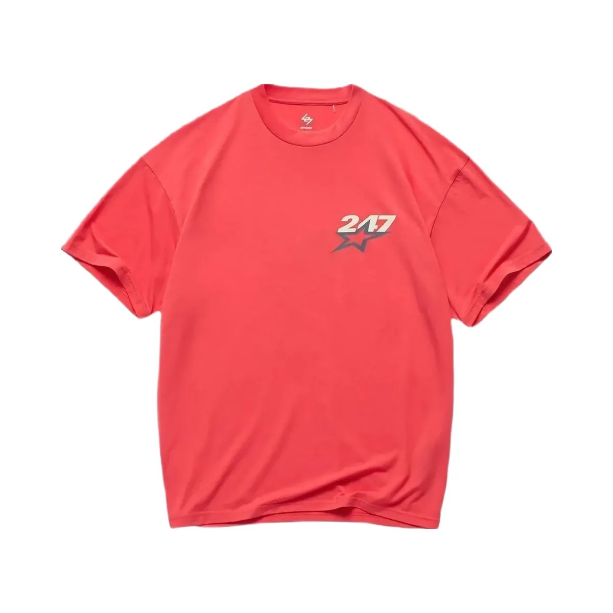 Represent Team 247 Star Oversized T Shirt Racing Red - HypeFly India View 1