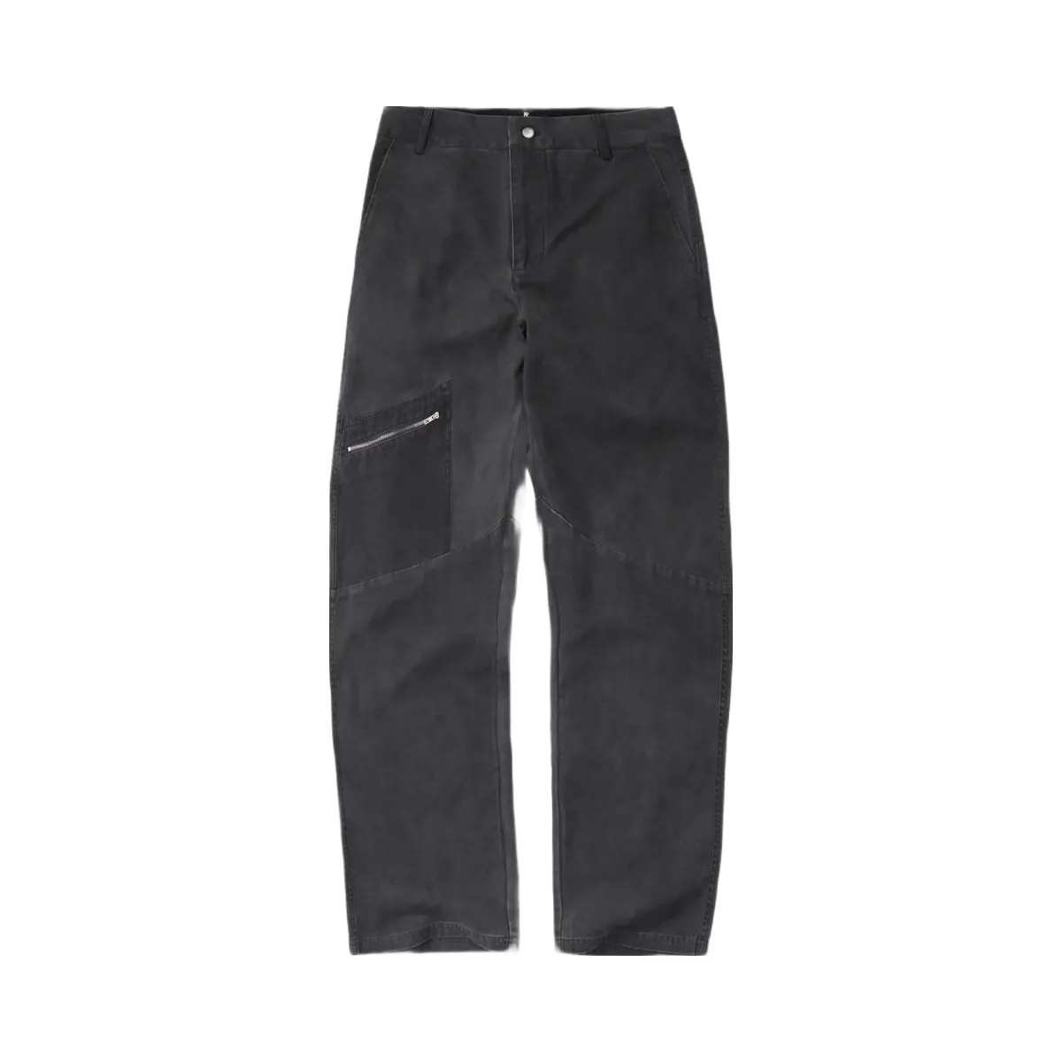Represent Workwear Pant Cotton Washed Black - HypeFly India View 1