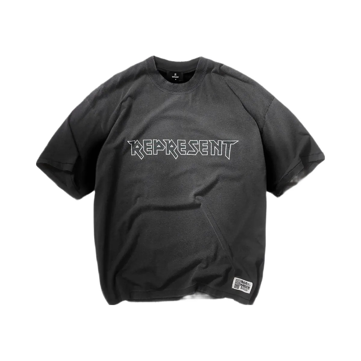 Represent X Iron Maiden Infinite Dreams T Shirt Aged Black - HypeFly India View 1