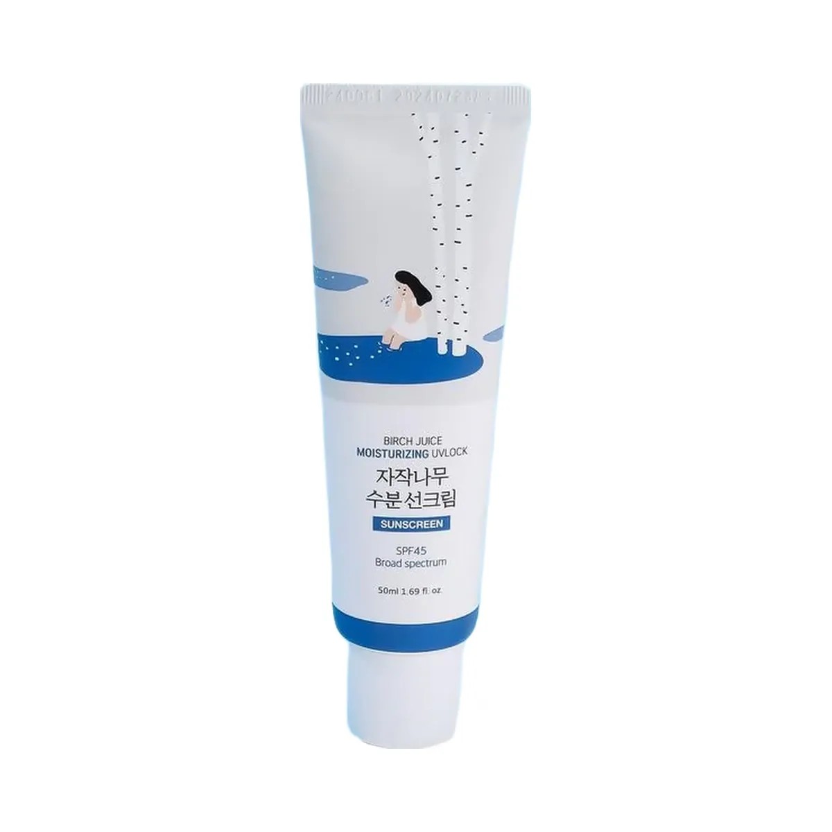 ROUND LAB Birch Juice Moisturizing UVLOCK SPF 45 - HypeFly India View 4