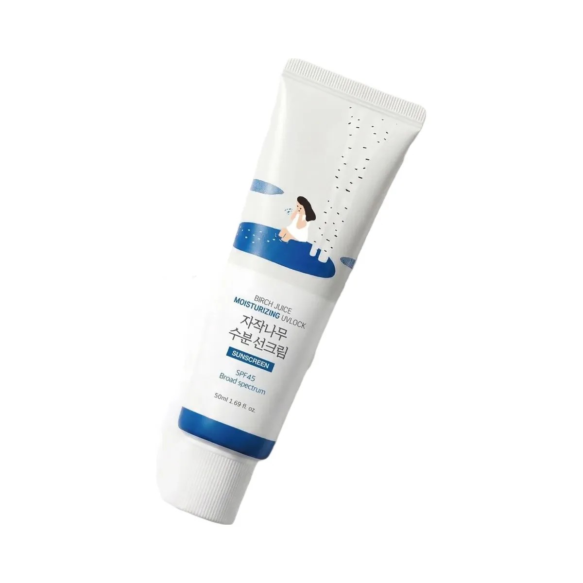 ROUND LAB Birch Juice Moisturizing UVLOCK SPF 45 - HypeFly India View 6