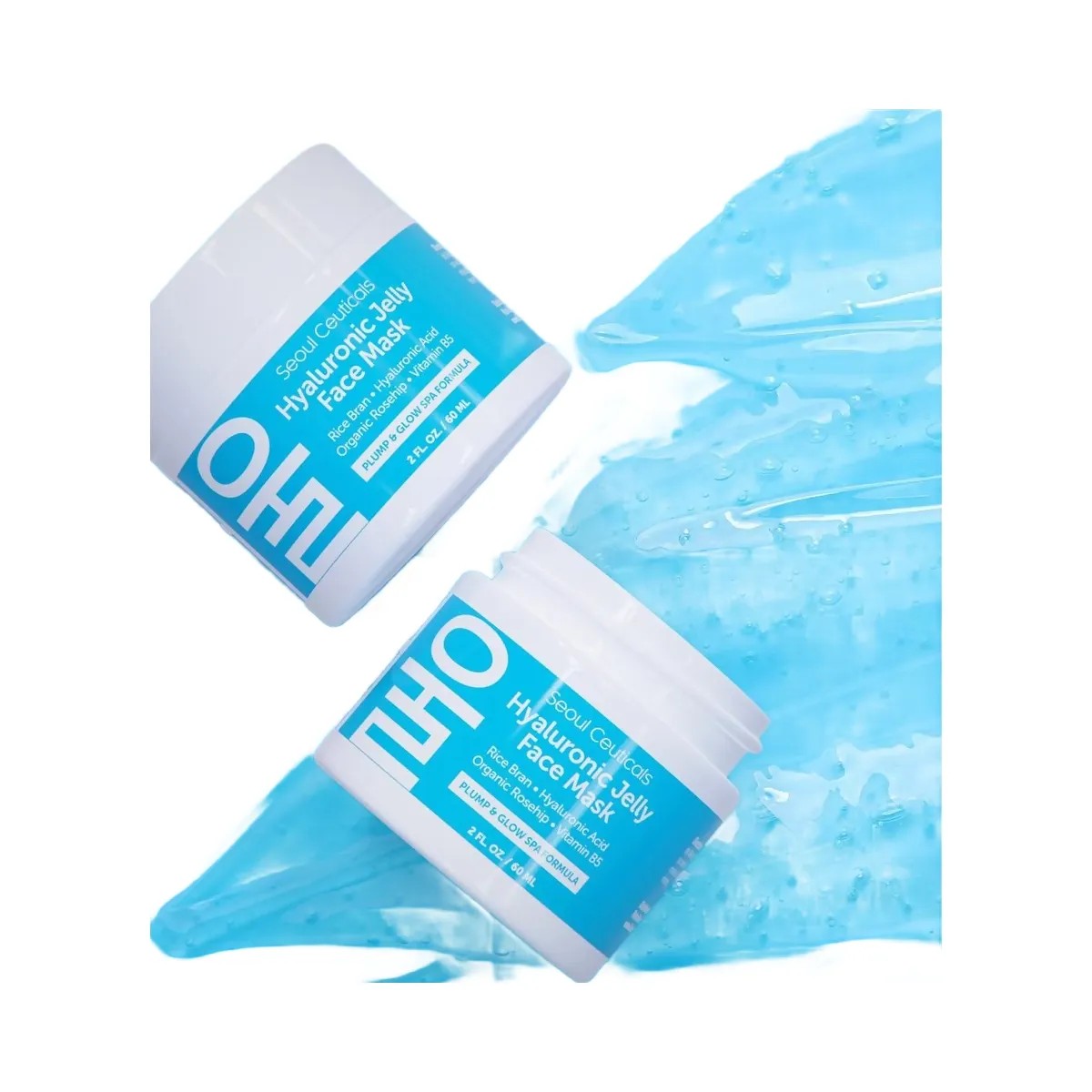 Seoul Ceuticals Korean Skin Care Hyaluronic Jelly Face Mask - HypeFly India View 3