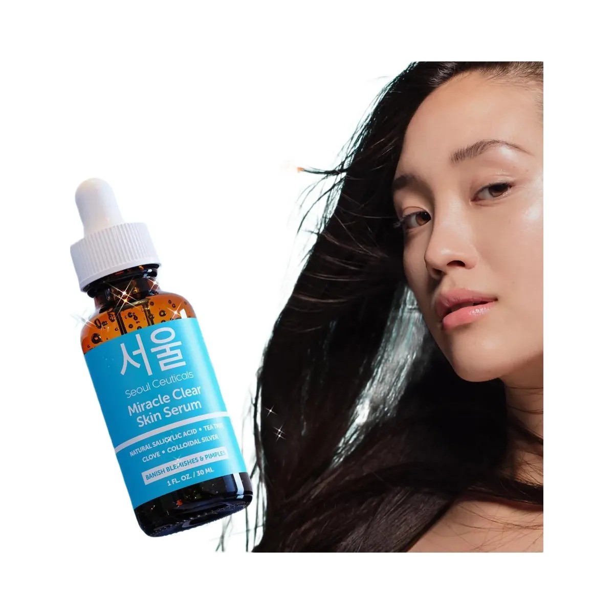 Seoul Ceuticals Korean Skin Care Miracle Clear Skin Serum - HypeFly India View 3