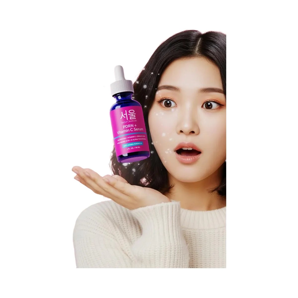 Seoul Ceuticals Korean Skin Care PDRN + Vitamin C Serum - HypeFly India View 6