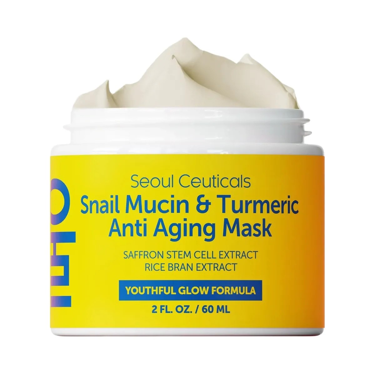 Seoul Ceuticals Korean Skin Care Snail Mucin & Turmeric Anti Aging Mask - HypeFly India View 1