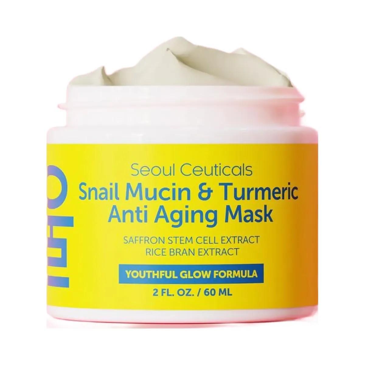 Seoul Ceuticals Korean Skin Care Snail Mucin & Turmeric Anti Aging Mask - HypeFly India View 5