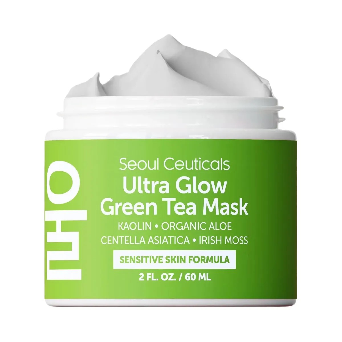 Seoul Ceuticals Korean Skin Care Ultra Glow Green Tea Mask - HypeFly India View 1