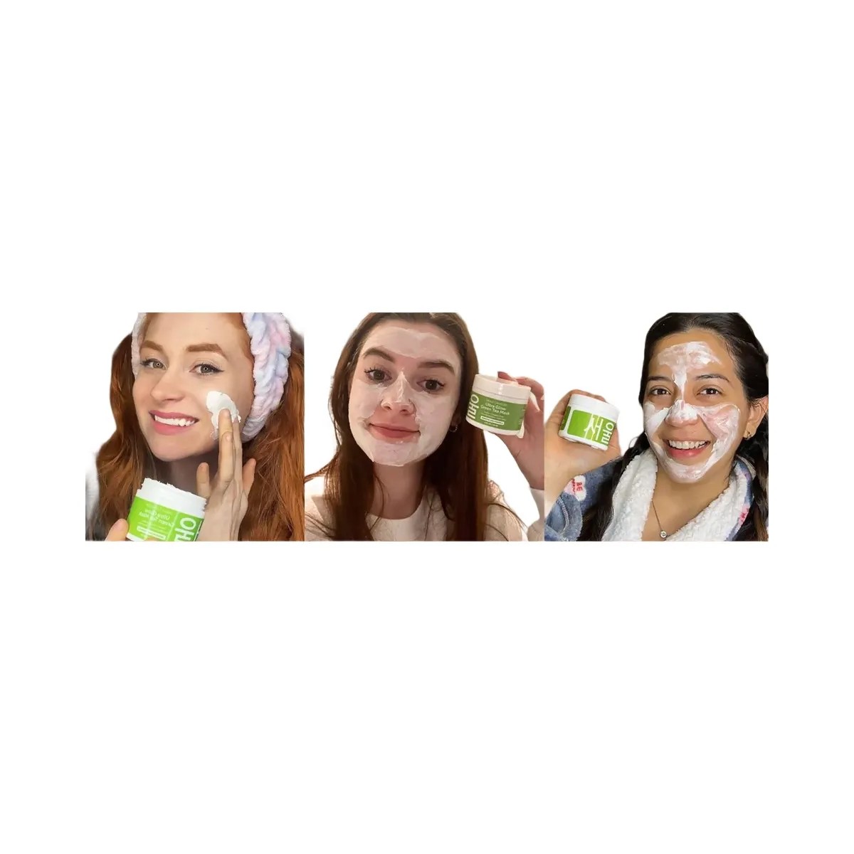 Seoul Ceuticals Korean Skin Care Ultra Glow Green Tea Mask - HypeFly India View 3