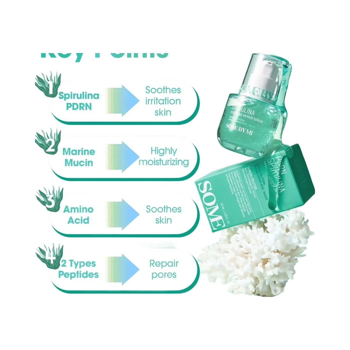 SOME BY MI PDRN Spirulina Soothing Repair Serum - HypeFly India View 4