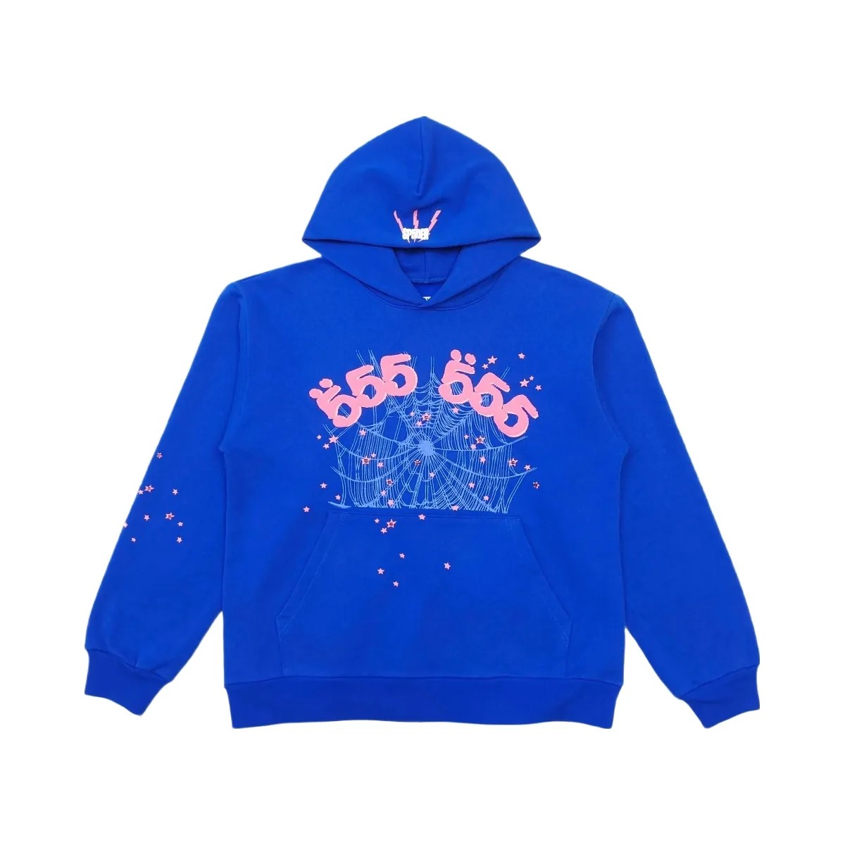 SP5DER Angel Number Hoodie Blue - HypeFly India View 1
