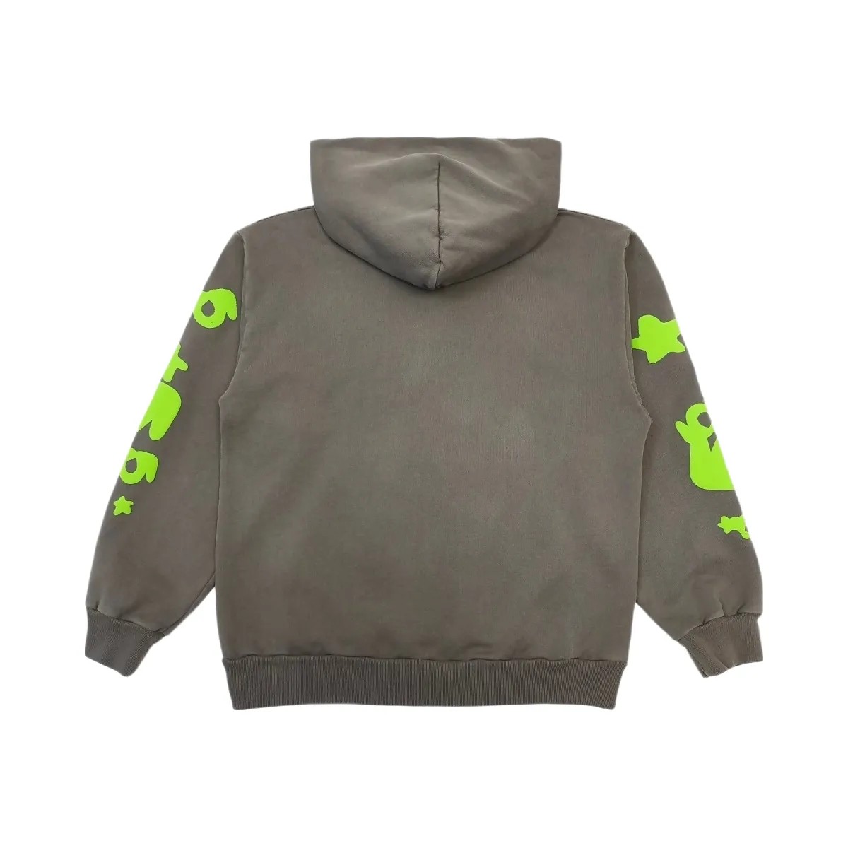 SP5DER Beluga Hoodie Slate Grey Green - HypeFly India View 2