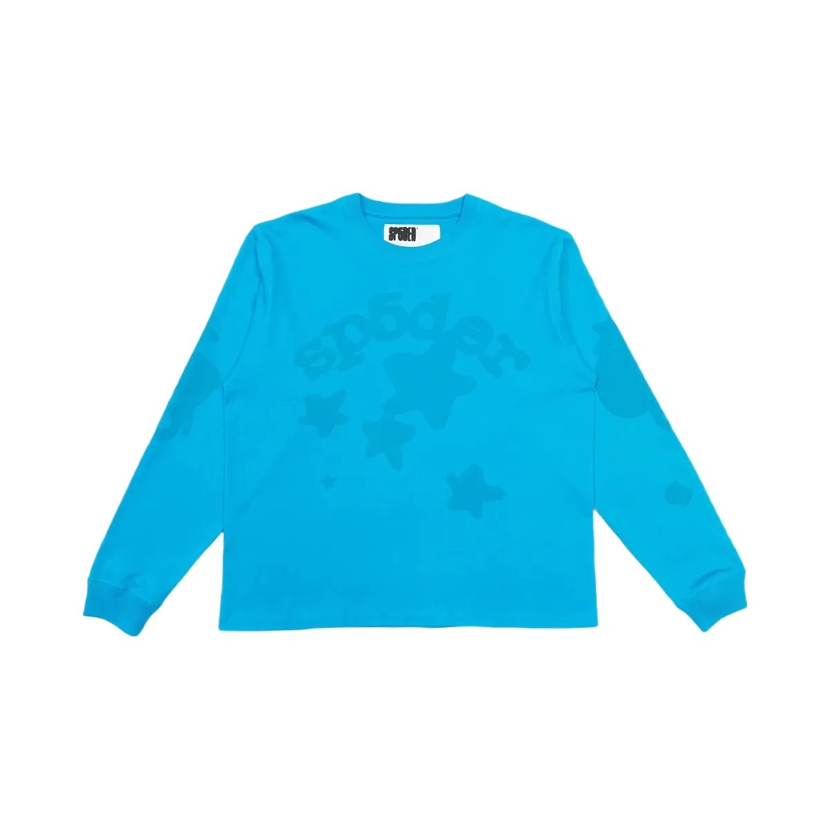 SP5DER Beluga Longsleeve T-Shirt Ocean Blue - HypeFly India View 1