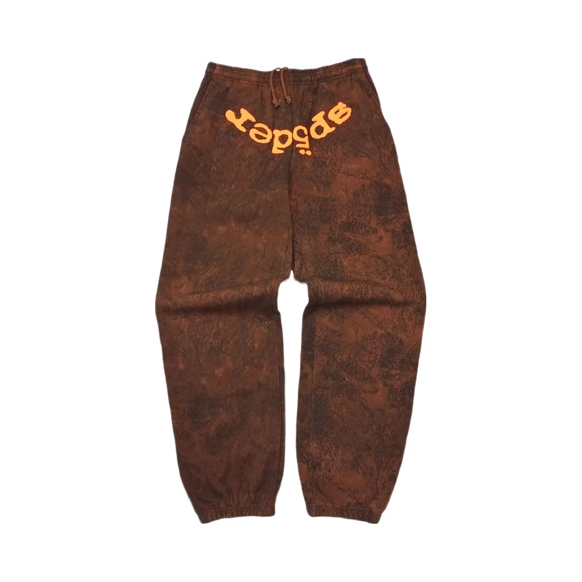 SP5DER Classic Sweatpant Brown/Yellow - HypeFly India View 1