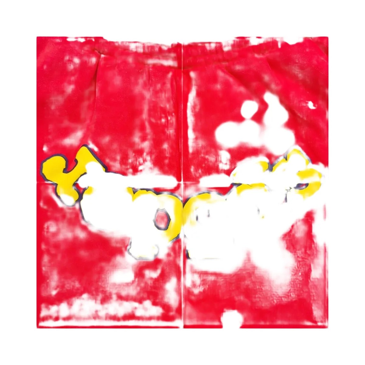SP5DER Og Logo Sweatshort Red - HypeFly India View 2