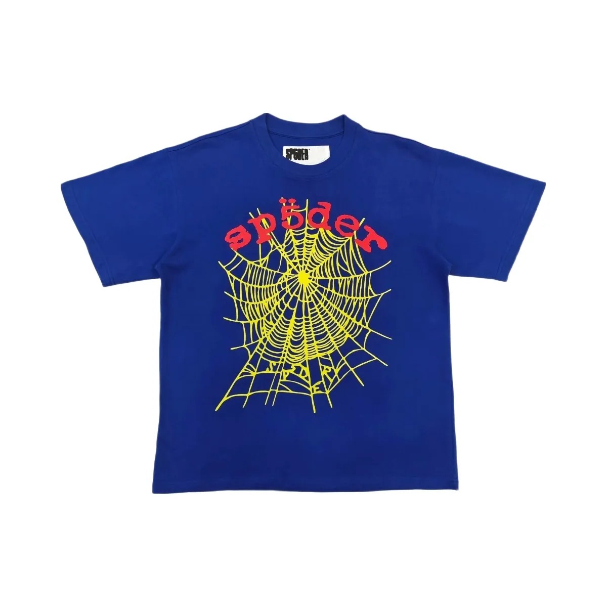 SP5DER Og Logo V2 Heavyweight T-Shirt Navy - HypeFly India View 1