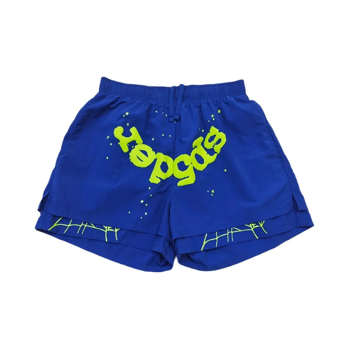 SP5DER Og Web Double Layer Short Blue Green - HypeFly India View 1